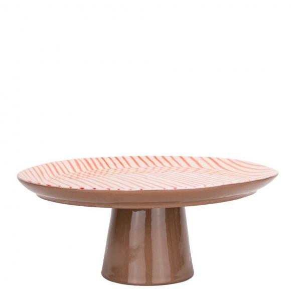 Maria Portugal Terracotta Caparica Terracotta Cake Stand Large