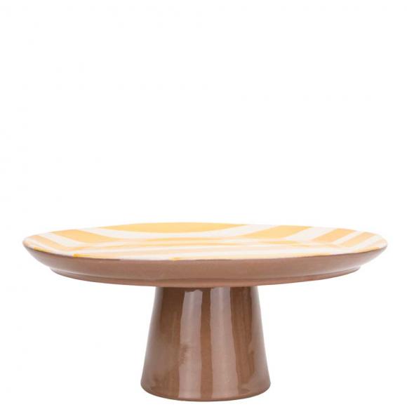 Maria Portugal Terracotta Caparica Terracotta Cake Stand Large