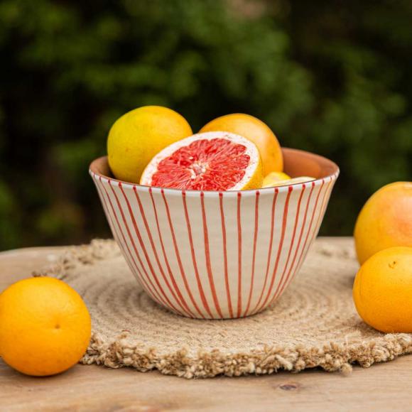 Maria Portugal Terracotta Caparica Terracotta Mixing Bowl Small