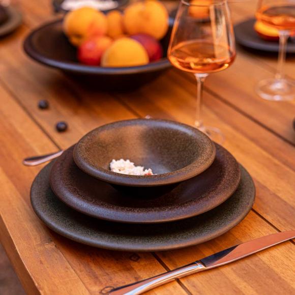 Maria Portugal Terracotta Luso Stoneware Breakfast Bowl