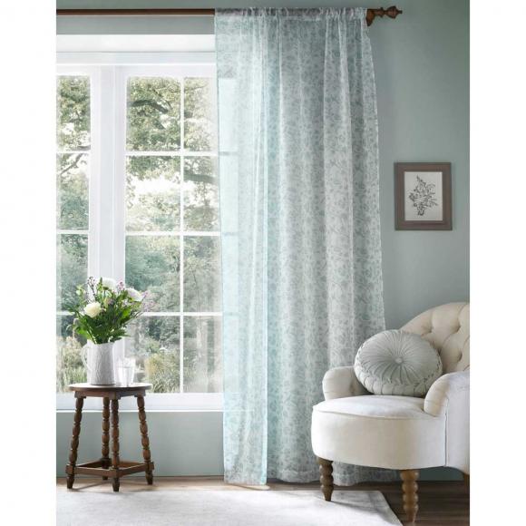 Laura Ashley Sheperds Purse Sheer Panel Duckegg