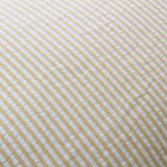 Laura Ashley Flaxley Stripe Cushion Yellow