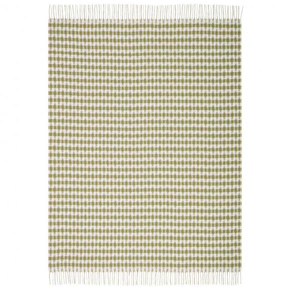 Laura Ashley Knapton Throw Olive Green