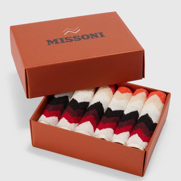 Missoni Home Best 156 Face Towels - Box Set of Six