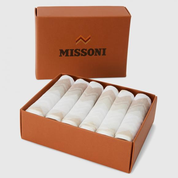 Missoni Home Giacomo 21 Face Towels - Box Set of Six