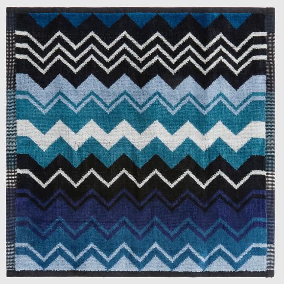 Missoni Home Giacomo 50 Blue Face Towels - Box Set of Six