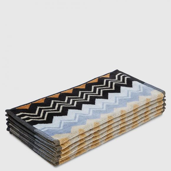 Missoni Home Giacomo 160 Multi Black Face Towels - Box Set of Six