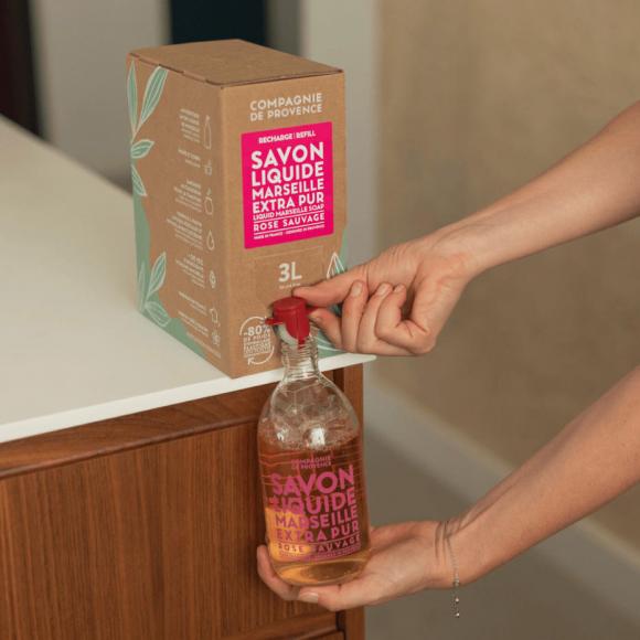 Compagnie De Provence Wild Rose EP Liquid Soap 3 Litre Refill