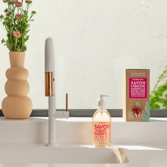 Compagnie De Provence Wild Rose EP Liquid Soap 3 Litre Refill