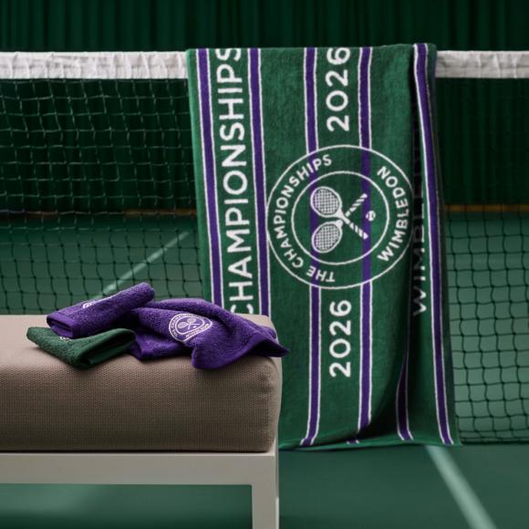 Christy Wimbledon Championship Towel Green / Purple