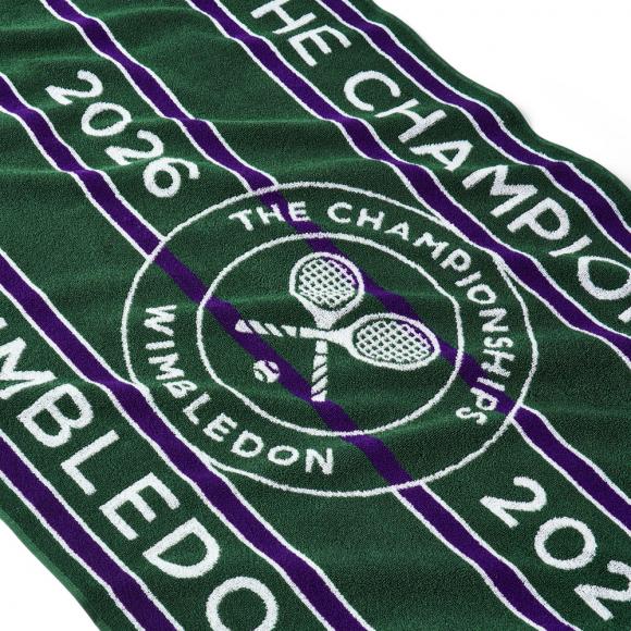 Christy Wimbledon Championship Towel Green / Purple