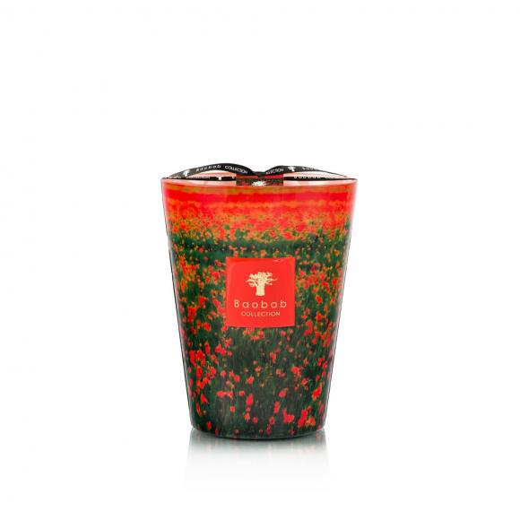Baobab Collection Poppies Candle - Arty Flowers Limited Edition Collection