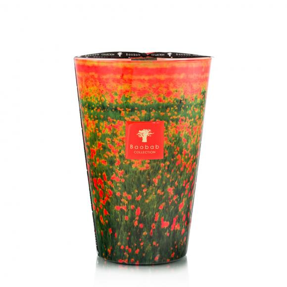 Baobab Collection Poppies Candle - Arty Flowers Limited Edition Collection