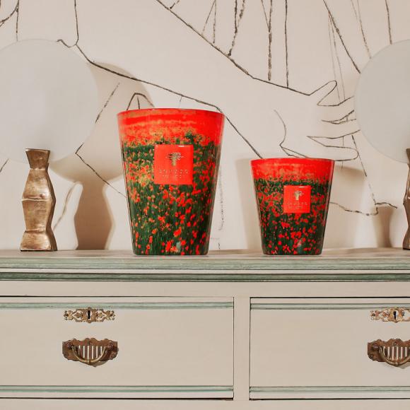 Baobab Collection Poppies Candle - Arty Flowers Limited Edition Collection