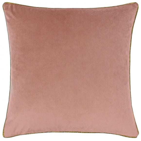 Furn Meridian Velvet Cushion Blush - Gold