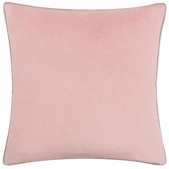 Furn Meridian Velvet Cushion Blush - Grey