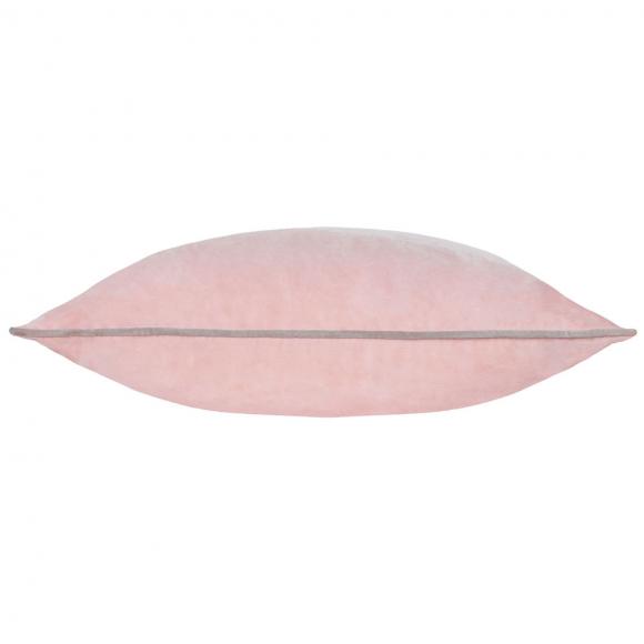 Furn Meridian Velvet Cushion Blush - Grey