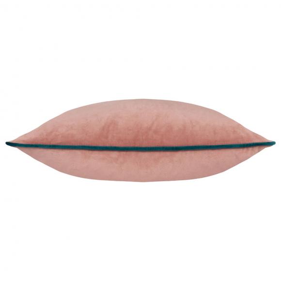 Furn Meridian Velvet Cushion Blush - Teal