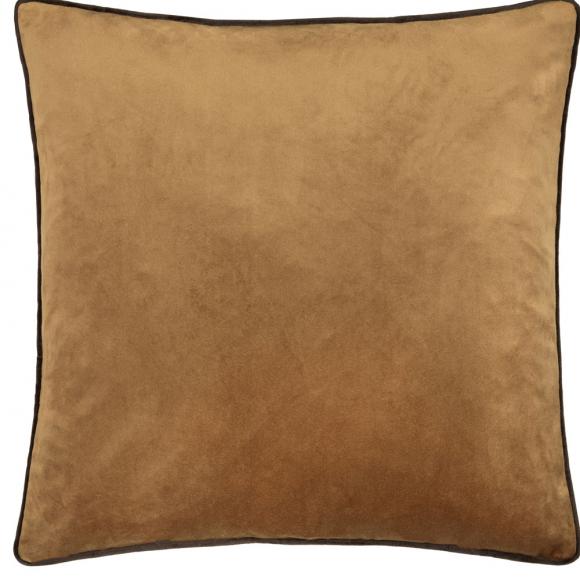Furn Meridian Velvet Cushion Cover Caramel-Chocolate