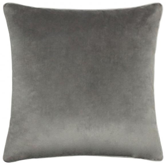 Furn Meridian Velvet Cushion Cover Charcoal-Dove