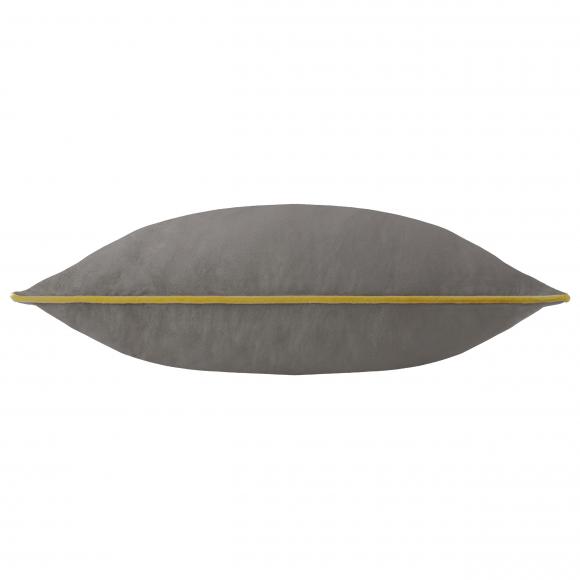 Furn Meridian Velvet Cushion Cover Charcoal-Moss