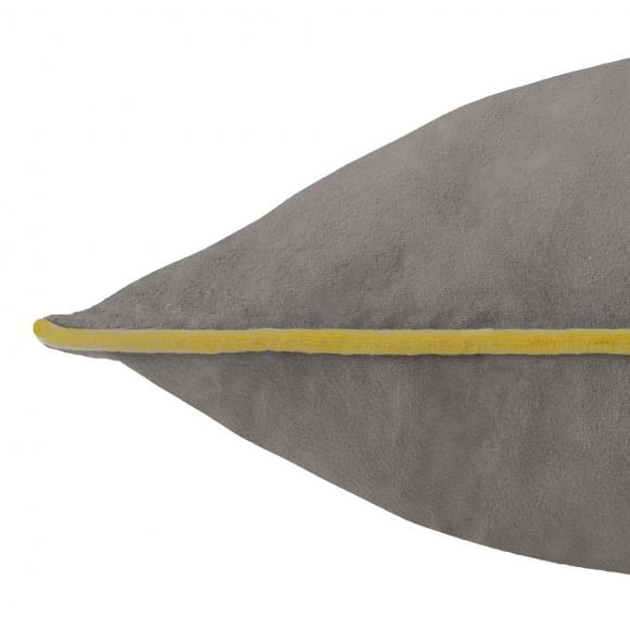 Furn Meridian Velvet Cushion Cover Charcoal-Moss