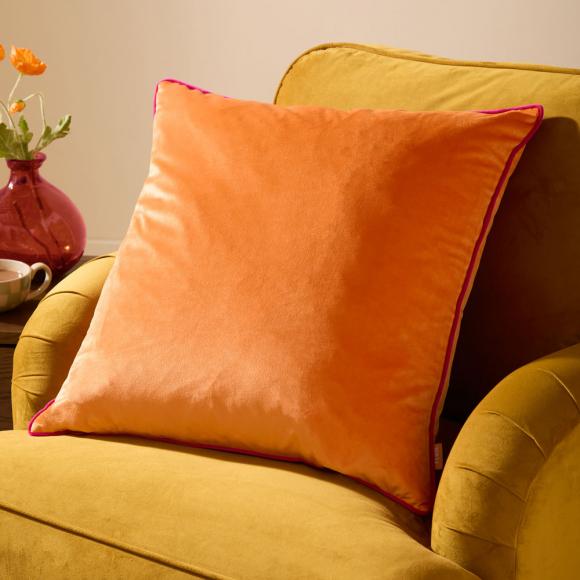 Furn Meridian Velvet Cushion Cover Clementine-Hot Pink