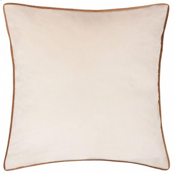 Furn Meridian Velvet Cushion Cover Ecru-Ginger