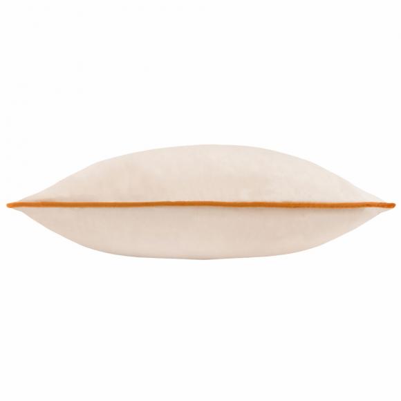 Furn Meridian Velvet Cushion Cover Ecru-Ginger