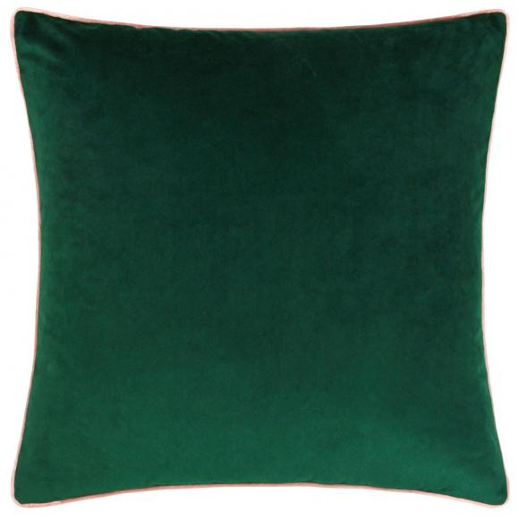 Furn Meridian Velvet Cushion Cover Emerald-Blush