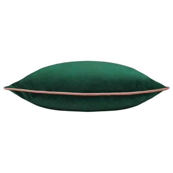 Furn Meridian Velvet Cushion Cover Emerald-Blush