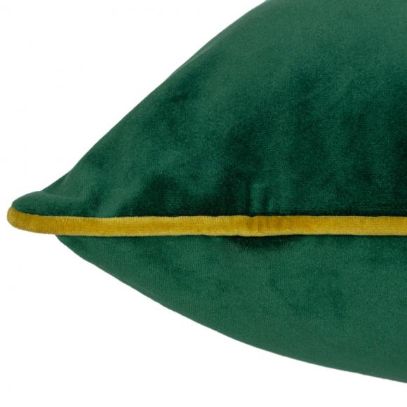 Furn Meridian Velvet Cushion Cover Emerald-Moss