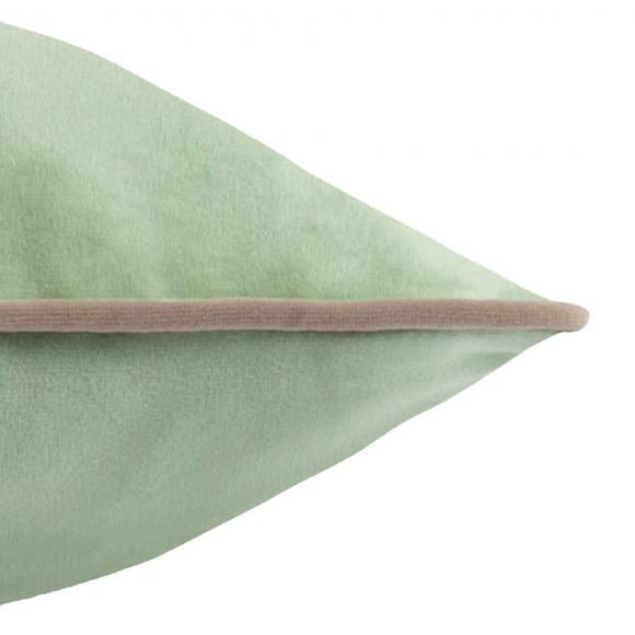 Furn Meridian Velvet Cushion Cover Eucalyptus-Natural