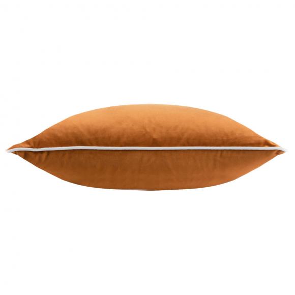 Furn Meridian Velvet Cushion Cover Ginger-Ecru