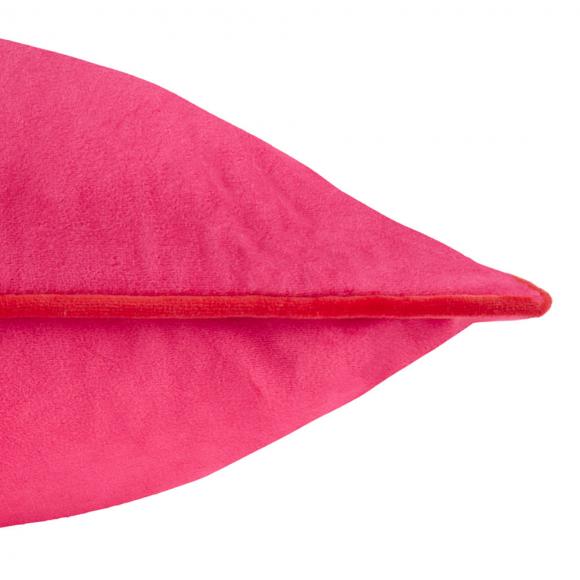 Furn Meridian Velvet Cushion Cover Hot Pink-Red