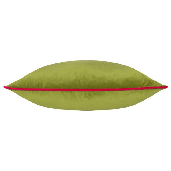 Furn Meridian Velvet Cushion Cover Lime-Hot Pink
