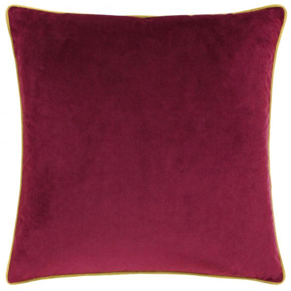 Furn Meridian Velvet Cushion Cover Maroon-Moss