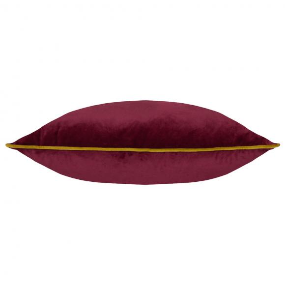 Furn Meridian Velvet Cushion Cover Maroon-Moss