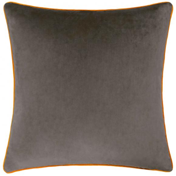 Furn Meridian Velvet Cushion Cover Mocha-Pumpkin