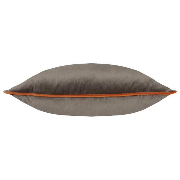 Furn Meridian Velvet Cushion Cover Mocha-Pumpkin