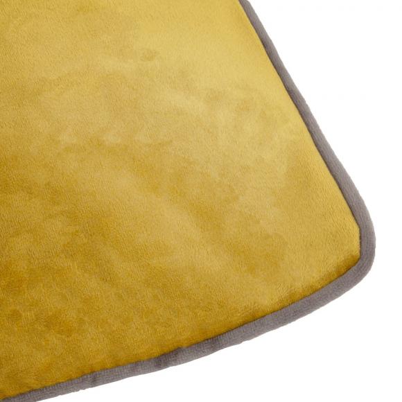 Furn Meridian Velvet Cushion Cover Moss-Charcoal