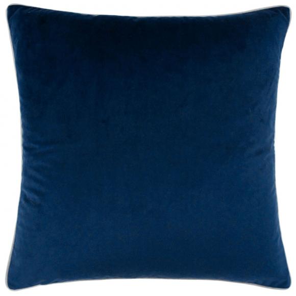 Furn Meridian Velvet Cushion Cover Navy-Silver