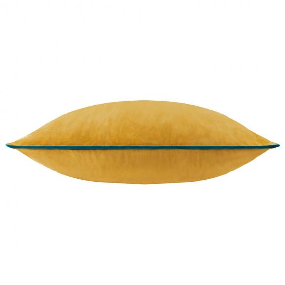 Furn Meridian Velvet Cushion Cover Ochre-Teal
