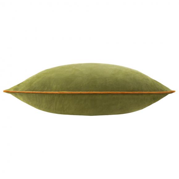 Furn Meridian Velvet Cushion Cover Olive-Ginger