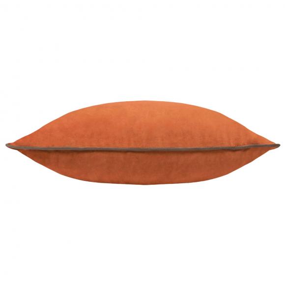 Furn Meridian Velvet Cushion Cover Pumpkin-Mocha