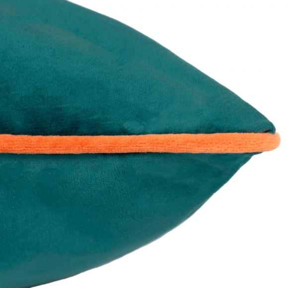 Furn Meridian Velvet Cushion Cover Teal-Clementine