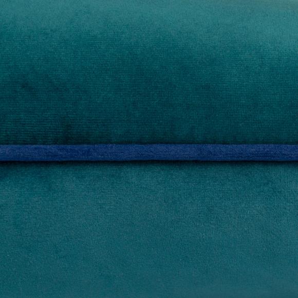 Furn Meridian Velvet Cushion Cover Teal-Navy