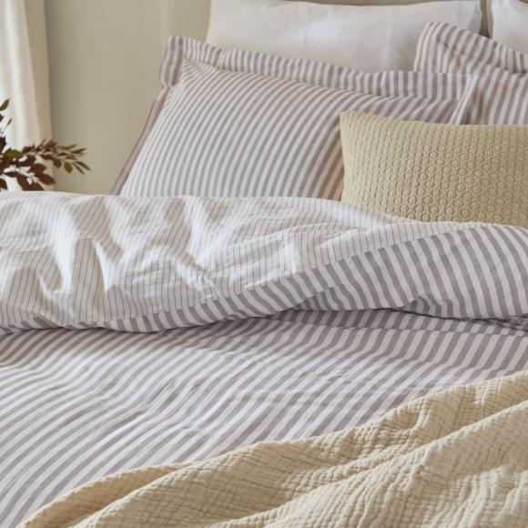 Yard Hebden Mauve Pillowcase Pair