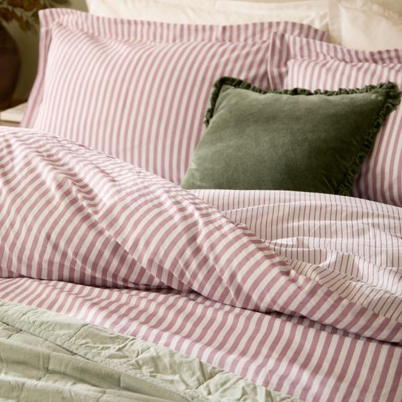 Yard Hebden Rosewood Pillowcase Pair