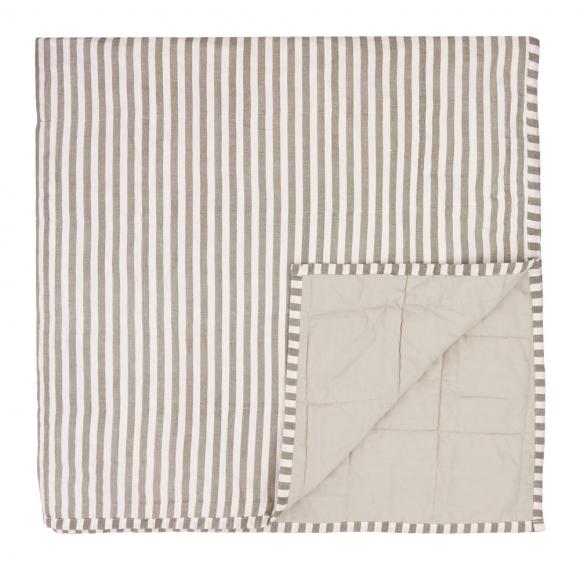 Yard Hebden Stripe Bedspread Mole / Stone